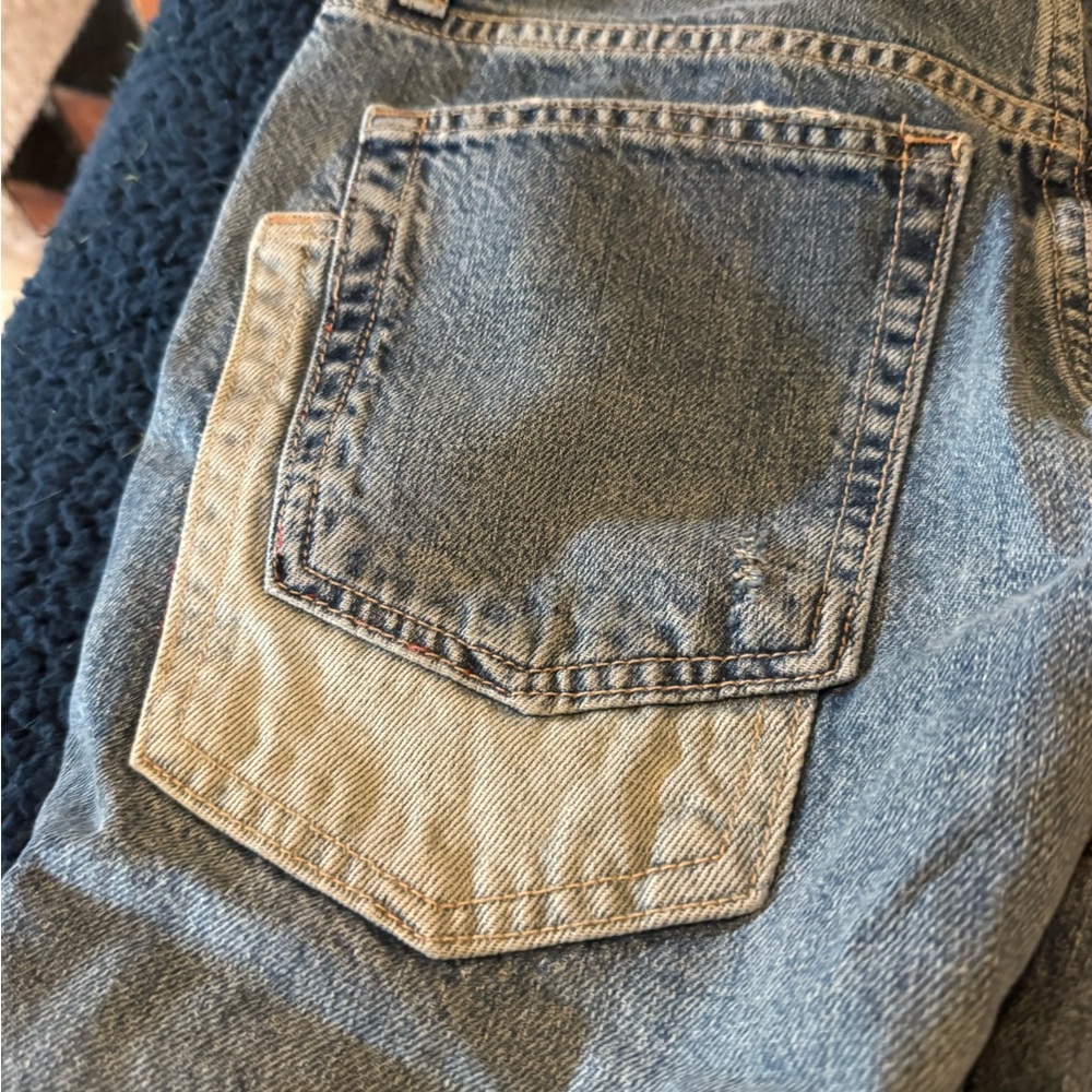 We The Free  Wide Leg ripple cropped Jeans. New with plastic tag. - Picture 6 of 7